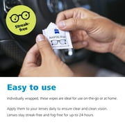ZEISS Gentle and Thorough Cleaning Anti Fog Lens Cleaner Wipes for Eyeglass, 30 Count