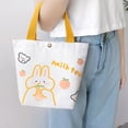 thumbnail image 6 of Japanese Korean Travel Fashion Daily Canvas Handbag Shoulder Bag Cartoon Tote Bag Animal YELLOW, 6 of 8