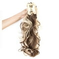 thumbnail image 5 of Youloveit Ponytail Extension Claw Clip 18" 21" Wavy Curly Long Straight for Woman Synthetic Hair Extension Jaw Clip Ponytail Hairpiece Synthetic Pony Tail, 5 of 5