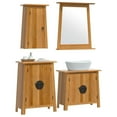 thumbnail image 5 of vidaXL 4 Piece Bathroom Furniture Set Solid Wood Pine, 5 of 8