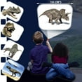 thumbnail image 5 of Natural History Museum: Dinosaur Torch & Projector - Handheld Flashlight & Image Casting Toy, 24 Color Themed Slide Images, 39" Projection, Kids 3+, 5 of 9