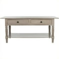 thumbnail image 1 of Safavieh Table Basse en Bois avec 2 Tiroirs, Gris, 1 of 1