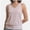 Beige, variant on Women’s Summer V-Neck Tank Top - Lightweight Breathable, Loose Fit, Solid Color