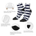 thumbnail image 5 of Fuzoiu Anchors Print Adult Socks, Crew Moisture-wicking Socks, Unisex Cushion Crew Socks,Casual Sports Ankle Socks, 5 of 7