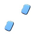 thumbnail image 3 of Kearding Estuches para auriculares duro Organizador Bolsas de almacenamiento Tarjeta Estuche de transporte para teléfono Organizar Azul 2piezas, 3 of 6