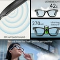 thumbnail image 6 of Tigebraver Smart Glasses With 8MP HD Camera, ChatGPT AI Photo Recognition, Q&A, Live Translation, Bluetooth Calling & Music, Photochromic Lenses, 6 of 21
