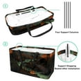 thumbnail image 4 of Halloween Cemetery Large Capacity Reusable Shopping Basket Oxford Cloth Picnic Basket Cube Organizer Foldable Bag, 4 of 7