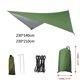 thumbnail image 2 of Lona impermeable para tienda de campaña, ligera y compacta, protección contra la lluvia, protección solar para tiendas de campaña al aire libre., 2 of 5