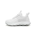 thumbnail image 3 of Daeful Espadrilles pour Femmes Entraînement Entraînement Physique Course Chaussure de Marche Tige en Tricot Confort Chaussures Athlétiques Blanc 8.5, 3 of 5