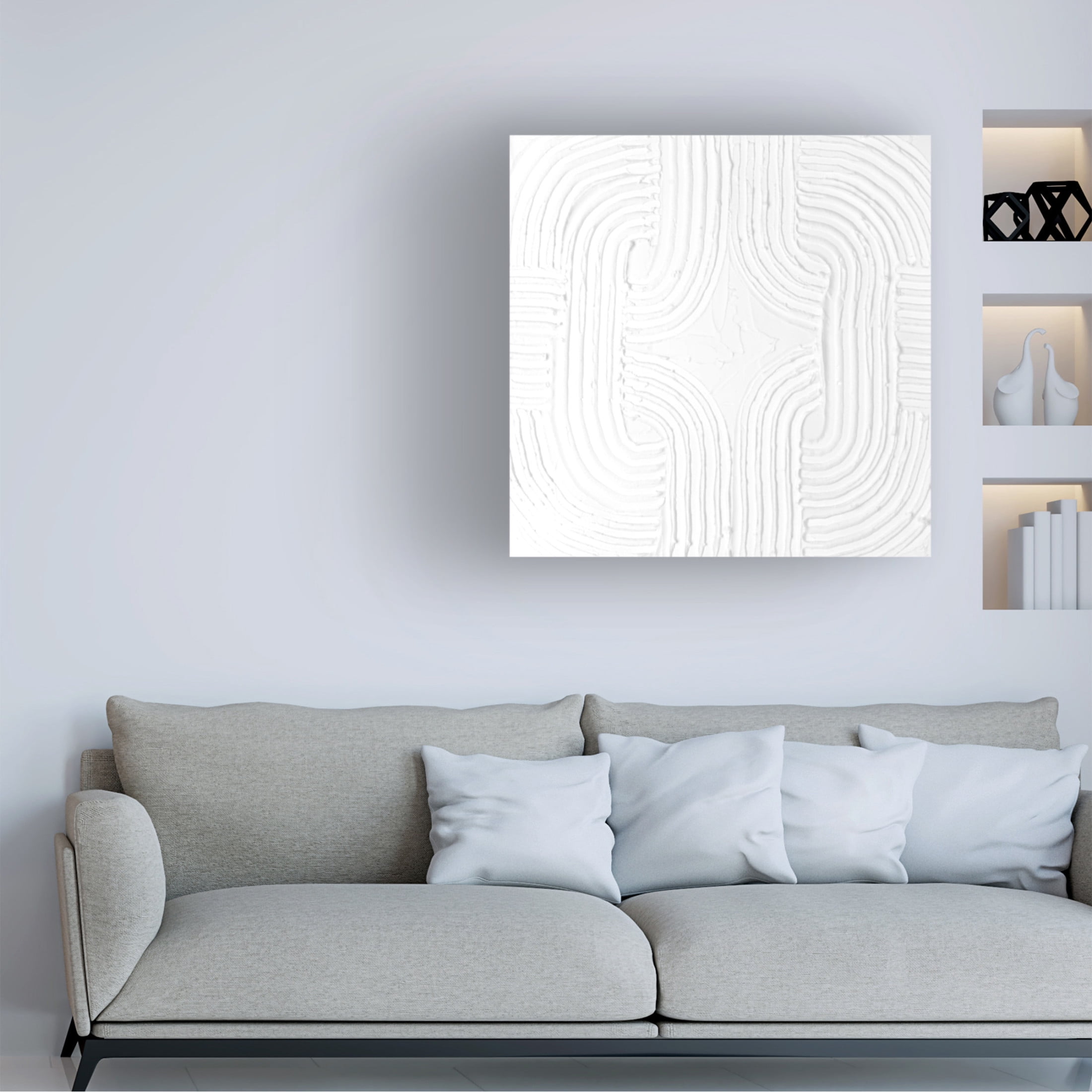 Trademark Fine Art Michael Willett  Pale Tracks I Canvas Wall Art