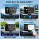thumbnail image 5 of Pantalla Apple Carplay para automóvil, Carplay inalámbrico de 7" y estéreo para automóvil Android, pantalla táctil portátil con Mirror Link/navegación GPS/AUX/control de voz/Bluetooth para todos los v, 5 of 5