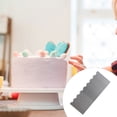 thumbnail image 1 of Cream Scraper Stainless Props Accessories Fondant Spatula for Kitchen Multi-duty Serrated Plastering Tool Kitchen Dessert Shop Using Type2, 1 of 6