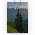thumbnail image 2 of Olympic National Park, Washington, Hurricane Ridge (36x54 Giclee Gallery Art Print, Vivid Textured Wall Decor), 2 of 3