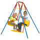 thumbnail image 1 of Columpio Enerplay Doble para niños Jardín interiores acero 130x124x99 cm, 1 of 5