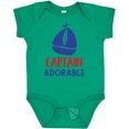 thumbnail image 3 of Inktastic Captain Adorable, Sail Boat, Sailing - Red Blue Boys Baby Bodysuit, 3 of 5