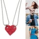 thumbnail image 3 of Juego De Collares De Corazón De Ladrillo Para Parejas, Colgante De 2 Piezas De Amistad Con Cuentas Fuertes, Collar De Cadena, Regalo De Joyería Para Hombres Y Mujeres Scienceny AP006748-02, 3 of 6