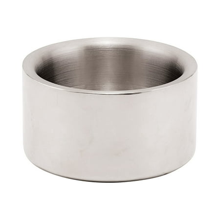 - Winco DWCC-5, 5-Inch Diameter Stainless Steel Solid Double-Wall Wine Coaster with Satin Finish