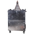 thumbnail image 6 of Oxodise Temple, Pooja Ghar, Hindu Temple, Medium Size Temple, Office Temple, Hindu Mandir, Decor for Home in USA, Handcrafted Temple, Handmade Temple, Oxidized Mandir with Doors - AtoZ India Cart, 6 of 7