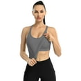 thumbnail image 3 of Alove Strethcy Ribbed Tank Tops With Shelf Bra Racerback Soft Camis, 3 of 5