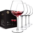 thumbnail image 1 of Juego de 4 copas de vino de plástico Crayline, 450 ml, sin BPA, 1 of 7
