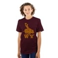 thumbnail image 3 of Wyoming Western Rodeo Rider WY Men's Graphic T Shirt Tees Brisco Brands 2X, 3 of 6