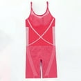 thumbnail image 3 of Gpoecd Plus Size Shaping Romper for Women with Built In Support and Open Bust Design Control Body Plus Size Jumpsuit Red,S, 3 of 3