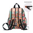 thumbnail image 5 of FORMRS School Backpack with Front Zippered Pocket 12" Student Travel Daypack, Cityscape Painting, 5 of 6