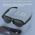 thumbnail image 3 of Lunettes Intelligentes, Lunettes de Soleil Intelligentes Sans Fil Bluetooth AF08, Étanchéité IP4, Haut-Parleurs à Oreille Ouverte Musique et Appels Mains Libres, Connecter Téléphones Mobiles et Tablettes, 3 of 9