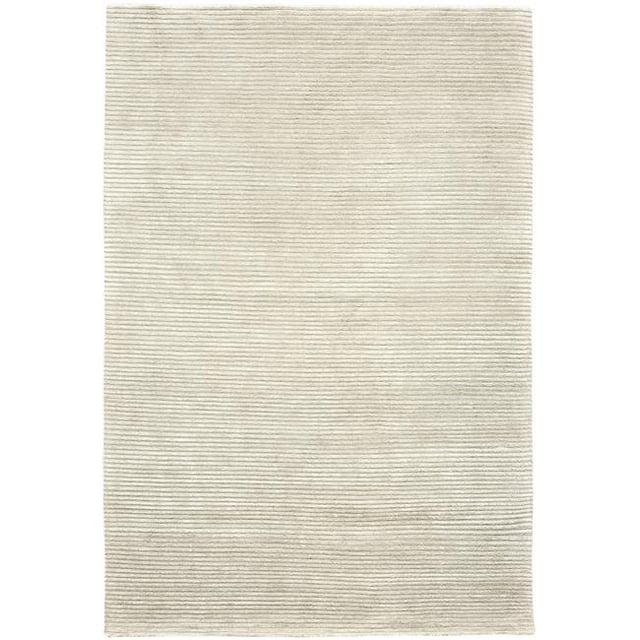 Due Process Stable Trading Nouveau Dual Stripe Pearl Area Rug, 3 x 5 ft.
