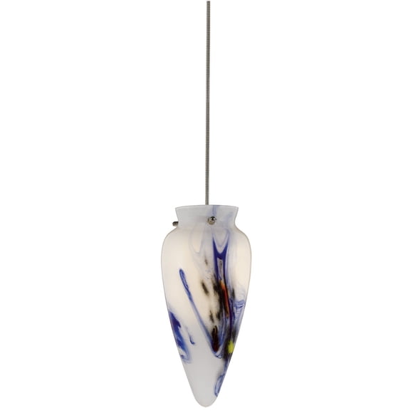 Cal Lighting UP-961/6-BS Contemporary Modern One Light Pendant from Low Voltage Uni Pack Pendants Collection in Pewter, Nickel, Silver Finish, 3.13 inches