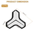thumbnail image 2 of Uxcell Protecteurs d'Angle 12 Pcs Protecteurs d'Angle de Table Garde d'Angle de Meuble et Pare-Chocs de Bords (en Forme de T, Noir), 2 of 6
