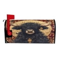 thumbnail image 3 of Ryvnso Mailbox Cover Magnetic Bohemia Highland Cattle Mailbox Wrap Large Size 25.5x21 Inch, 3 of 8