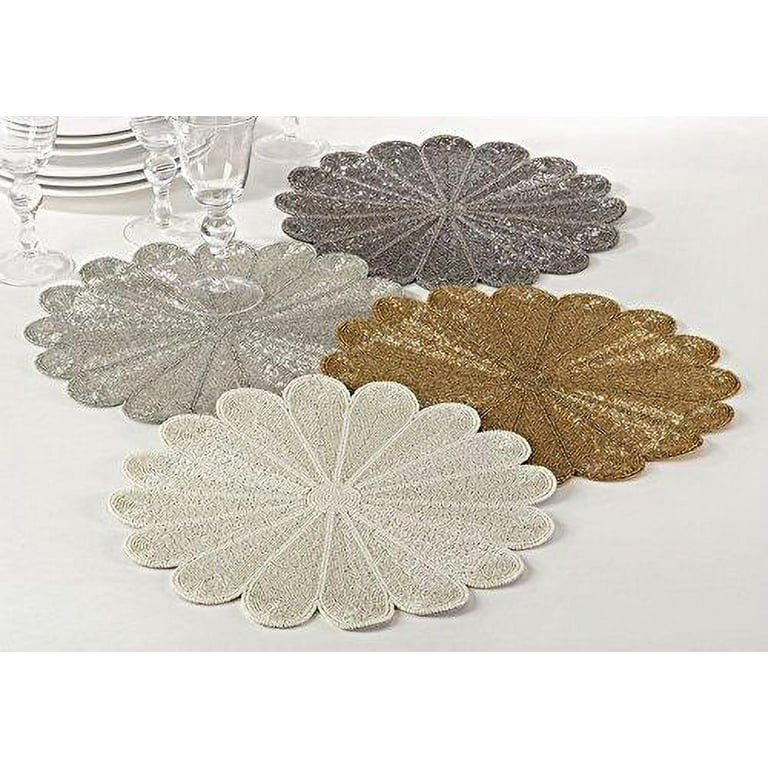 Silicone Placemat Wildflower Peach – Hometown Gift & Decor