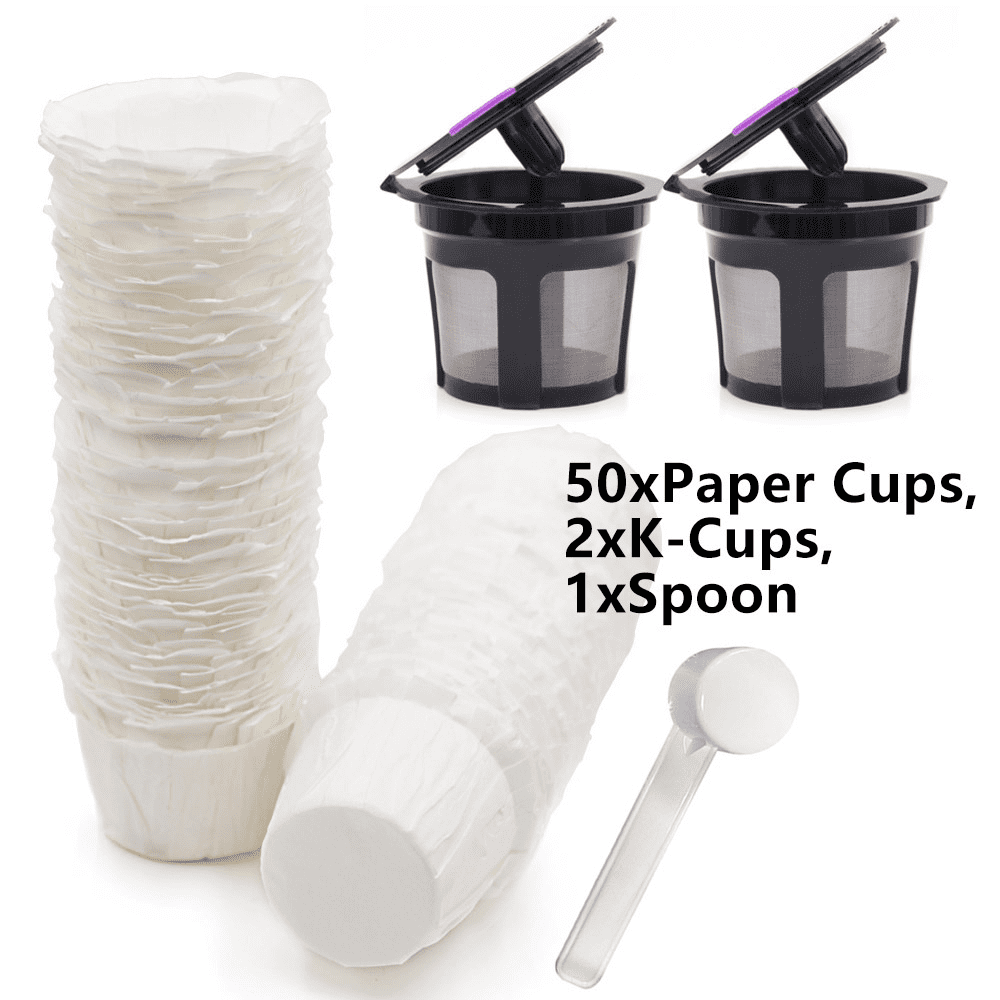 Reusable KCup Paper Filter Pod, for Keurig Coffee Maker/KMini/K