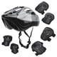 thumbnail image 1 of Juego De Equipo De Protección De Patinaje Sobre Ruedas Para Adultos, Rodilleras 7 En 1, Coderas, Muñequeras, Casco, Carcasa De PE Negra De 11 Agujeros Para Proteger Las ANGGREK CB2719, 1 of 8