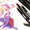 thumbnail image 4 of Estudiantes Color Marker Pen Set Student Cartoon Drawing Oily Double, 4 of 8