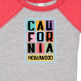 thumbnail image 3 of Inktastic Hollywood California Vintage Gifts Boys or Girls Baby Bodysuit, 3 of 4