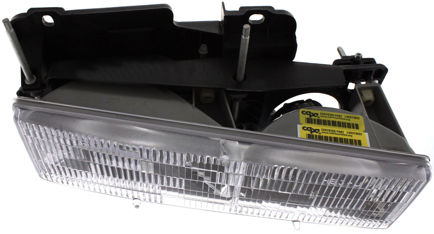 Headlight Compatible With 1988-2000 Chevrolet K2500 1992-1999 GMC Yukon Right Passenger Halogen With bulb(s) CAPA Certified
