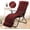 Red, variant on Patio Lounge Chair Cushion, Zero Gravity Chair Cushions with Ties, 66x21x4 Inches Chaise Lounge Chair Cushion for Outdoor Indoor Furniture, Red (Only Cushion)