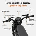 thumbnail image 6 of Ridingtimes GT73 Electric Dirt Bike for Adults 2400W 48V Electric Motorcycle 1747Wh Dual Battery 37 MPH 85 mile Range Dual Hydraulic Brakes 6 Layers Full Suspension, 6 of 11