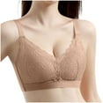 thumbnail image 5 of Ahdbta Seamless Lace Mesh Bralettes for Women Back Smoothing Bra Comfortable Wirefree Full Coverage Support Lift Everyday Bras, 5 of 6