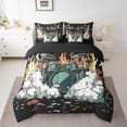 thumbnail image 2 of Homewish Abstract Drum Set 7-Piece Twin Bedding Sets For Teens Boys Girls,Musical Instrument Bedding Comforter Set,Music Theme Breathable Sheet Sets,Super Cozy Room Decor,Reversible, 2 of 8