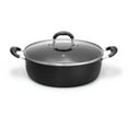 thumbnail image 1 of Starfrit Casserole 6.8L (7,2Qt) avec Couvercle, Antiadhésive, Compatible Four Jusqu’à 350°C, Grande Capacité pour Repas Familiaux, Facile à Nettoyer, Noire, 1 of 2
