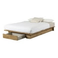 thumbnail image 2 of South Shore Cavalleri, Scandinavian Bed, Full/Queen Brown, 2 of 8