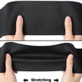 thumbnail image 3 of Flat Elastic Cord Wide Stretchy Band Black 100mm about 5.47 Yards(5m)/Set, 3 of 6