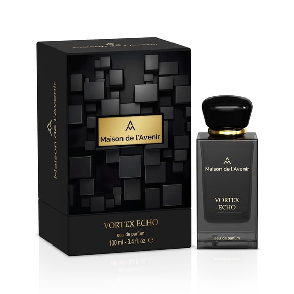 Maison de l'Avenir Vortex Echo – Dynamic Aromatic Spicy Fragrance | Unisex Cologne & Perfume | Natural & Essential Oils | AURA COLLECTION  Eau de Parfum (12 Hours) | Made in UAE | 100ml / 3.4 fl. oz.