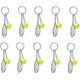thumbnail image 1 of 10pcs Tennis Keychains For Men Women Sports Lovers Gift,great Tennis Gift For Sports Fans, 1 of 5