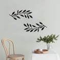 thumbnail image 6 of ZeenArt Metal Tree Leaf Wall Decor Vine Olive Branches Wall Sculpture, 2 Count, 6 of 7