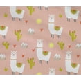 thumbnail image 4 of oneOone Cotton Flex Peach Fabric Cactus & Sheep Diy Clothing Quilting Fabric Print Fabric By Yard 40 Inch Wide, 4 of 4