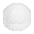 thumbnail image 2 of A&S Mezuzot Modern Linen Kippah for Men Yarmulke Cap Jewish Yamaka Hat Kippot Yarmulka Set of 2 - White, 2 of 4